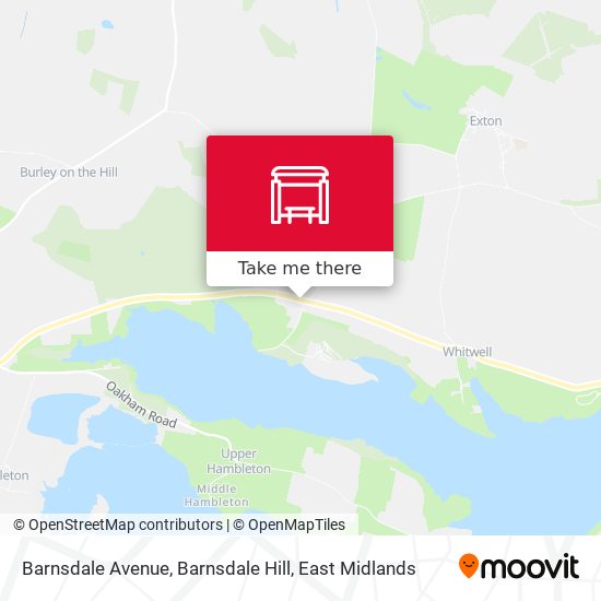 Barnsdale Avenue, Barnsdale Hill map
