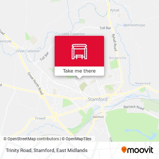 Trinity Road, Stamford map