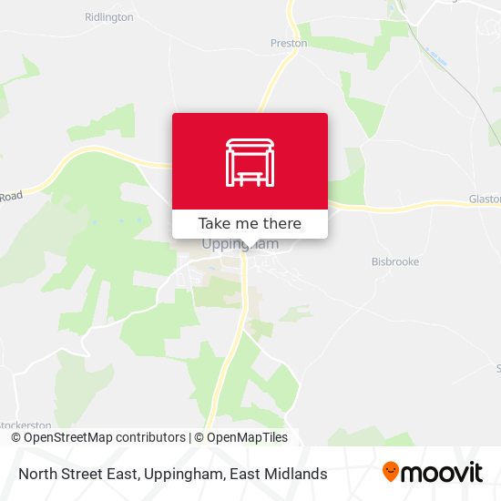 North Street East, Uppingham map