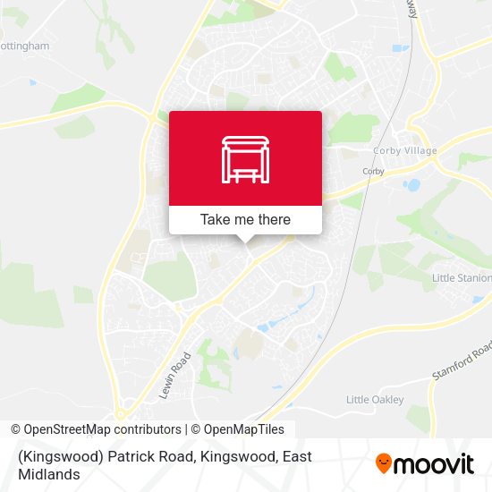 (Kingswood) Patrick Road, Kingswood map