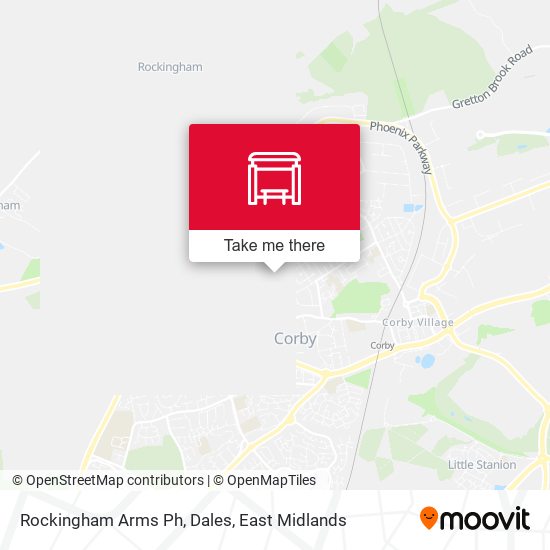 Rockingham Arms Ph, Dales map