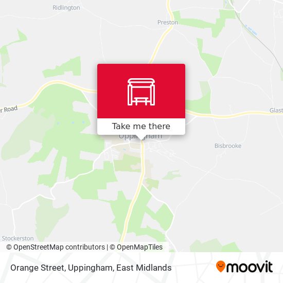 Orange Street, Uppingham map