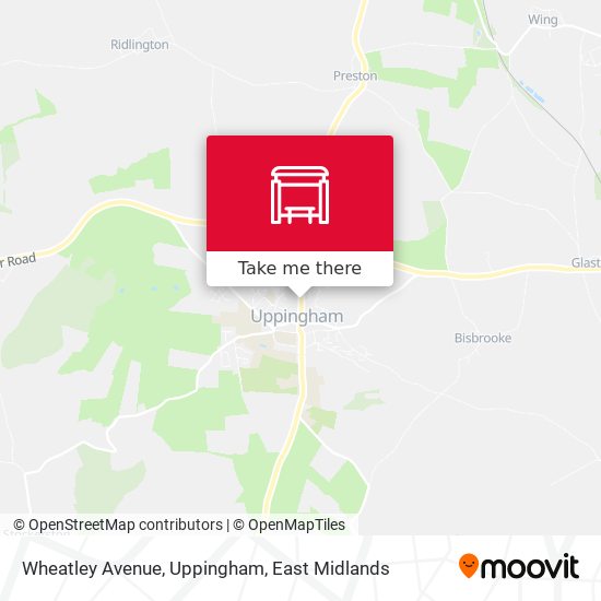 Wheatley Avenue, Uppingham map