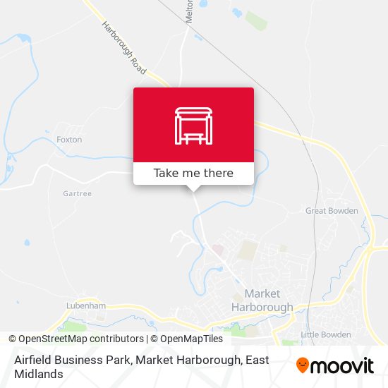 Airfield Business Park, Market Harborough map