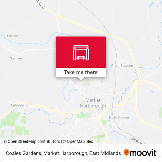 Coales Gardens, Market Harborough map