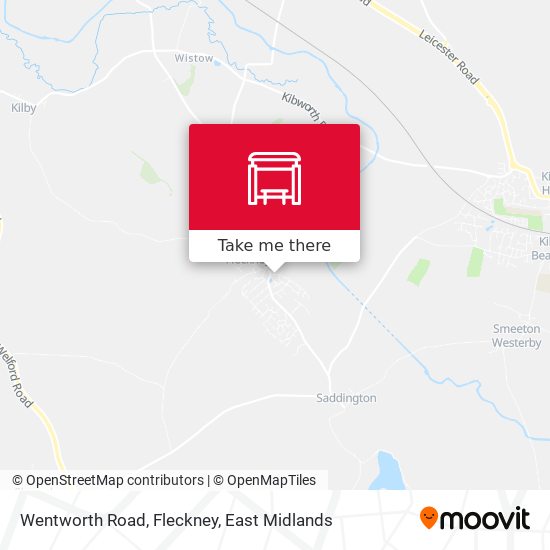 Wentworth Road, Fleckney map