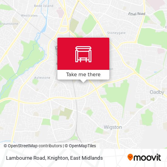 Lambourne Road, Knighton map