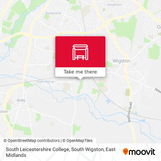 South Leicestershire College, South Wigston map