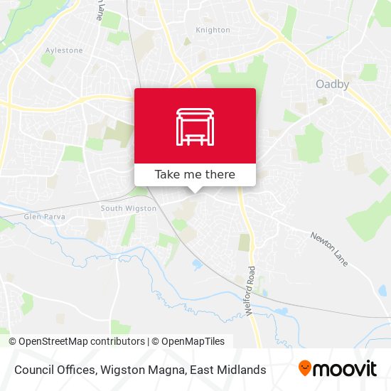 Council Offices, Wigston Magna map