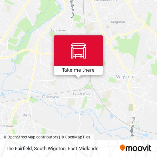 The Fairfield, South Wigston map