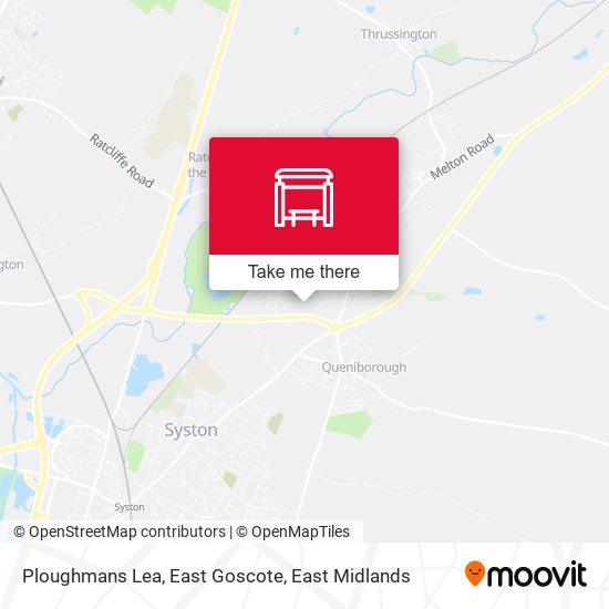 Ploughmans Lea, East Goscote map