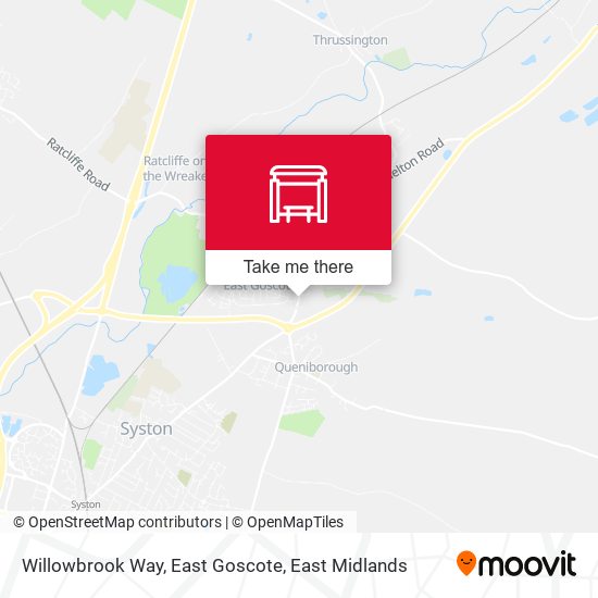 Willowbrook Way, East Goscote map