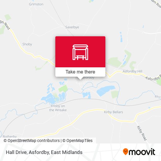 Hall Drive, Asfordby map