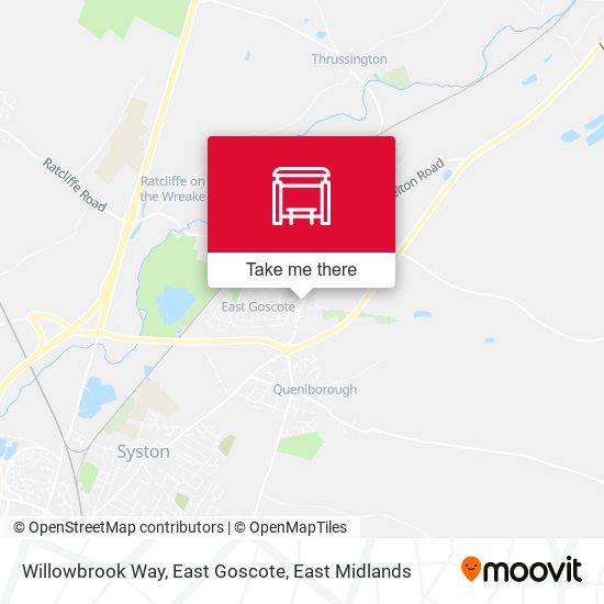 Willowbrook Way, East Goscote map