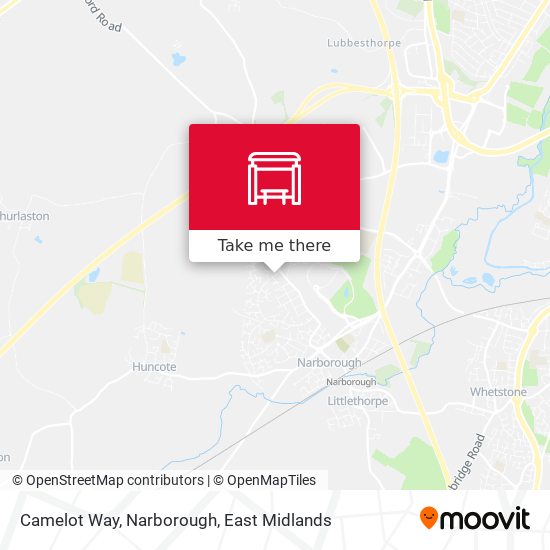 Camelot Way, Narborough map