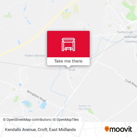 Kendalls Avenue, Croft map