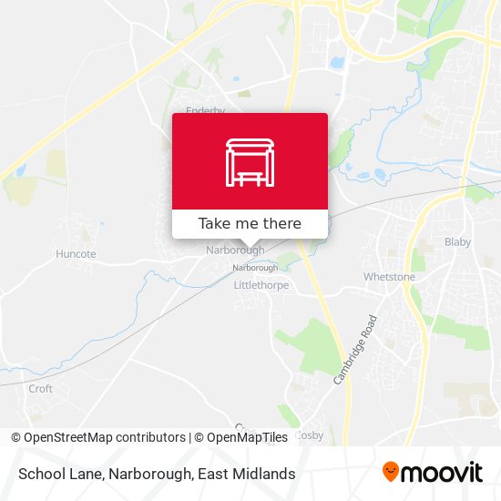 School Lane, Narborough map