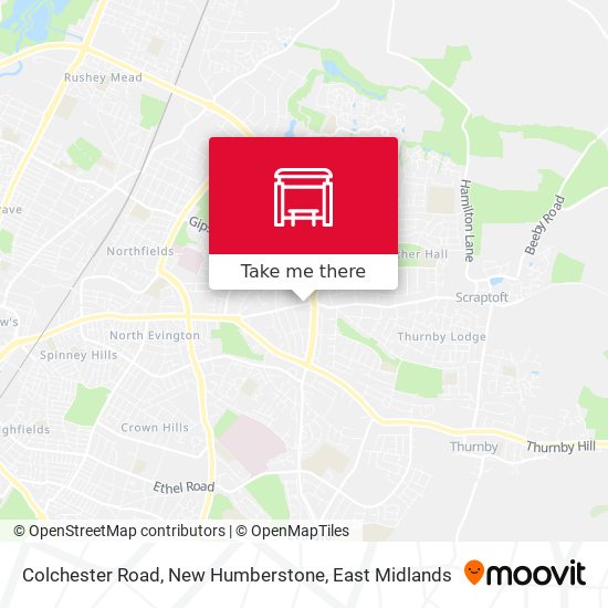 Colchester Road, New Humberstone map