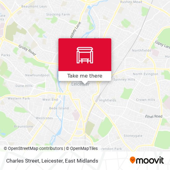 Charles Street, Leicester map