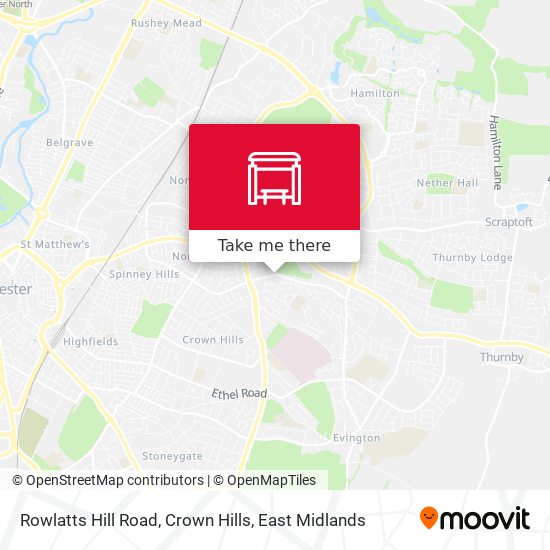 Rowlatts Hill Road, Crown Hills map