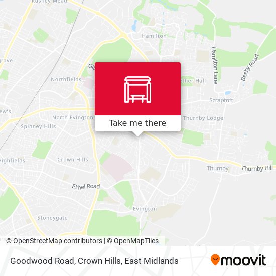 Goodwood Road, Crown Hills map