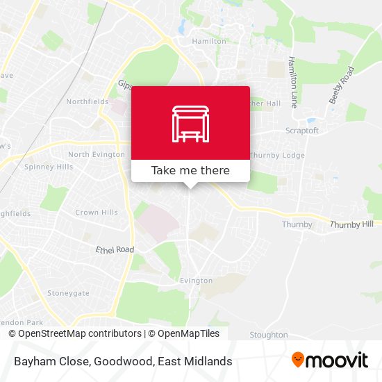 Bayham Close, Goodwood map