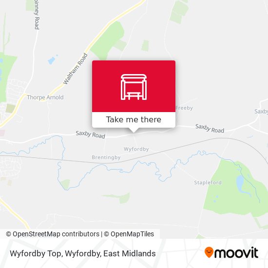 Wyfordby Top, Wyfordby map