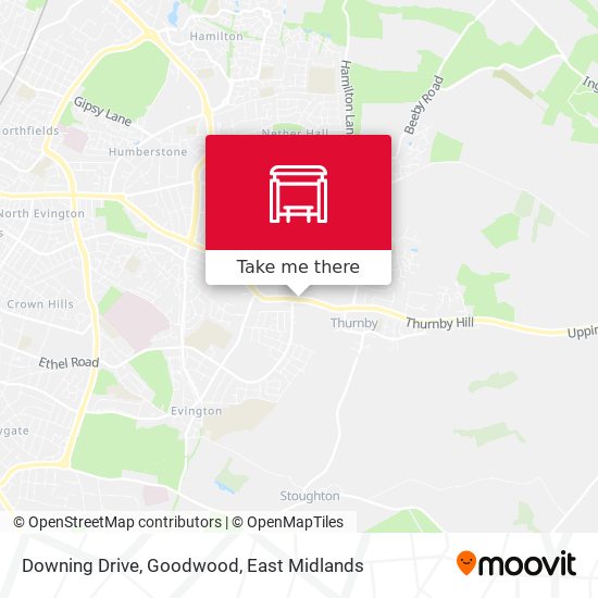Downing Drive, Goodwood map