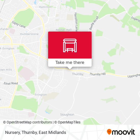 Nursery, Thurnby map