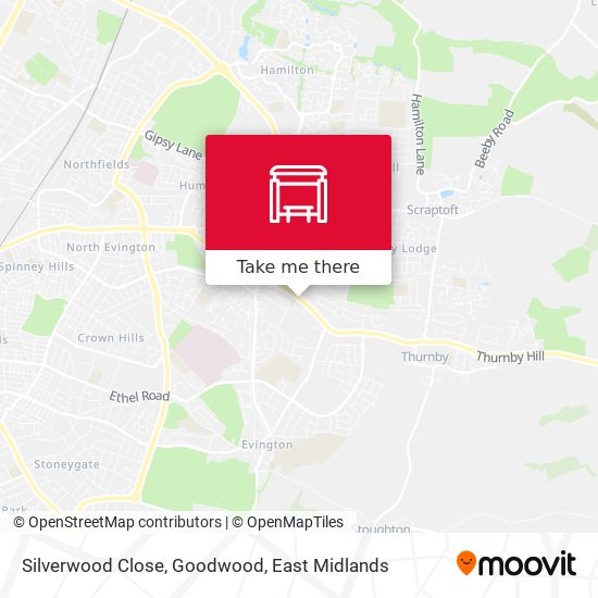 Silverwood Close, Goodwood map
