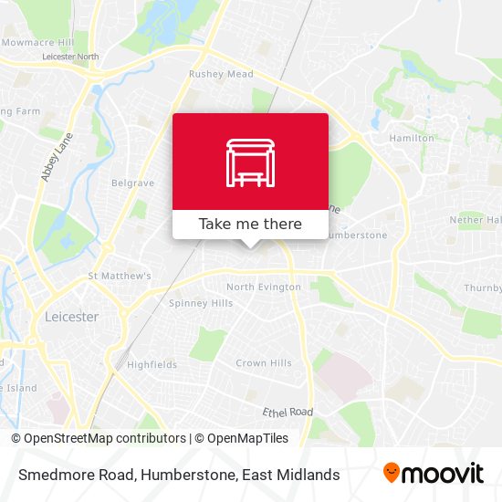 Smedmore Road, Humberstone map