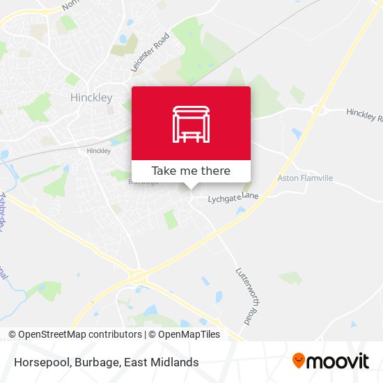 Horsepool, Burbage map