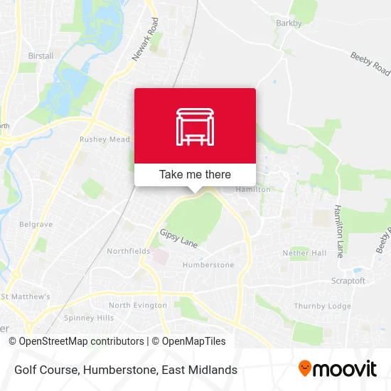 Golf Course, Humberstone map