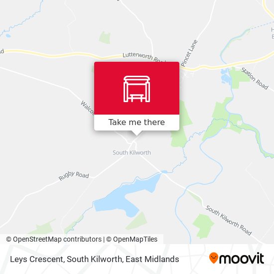 Leys Crescent, South Kilworth map