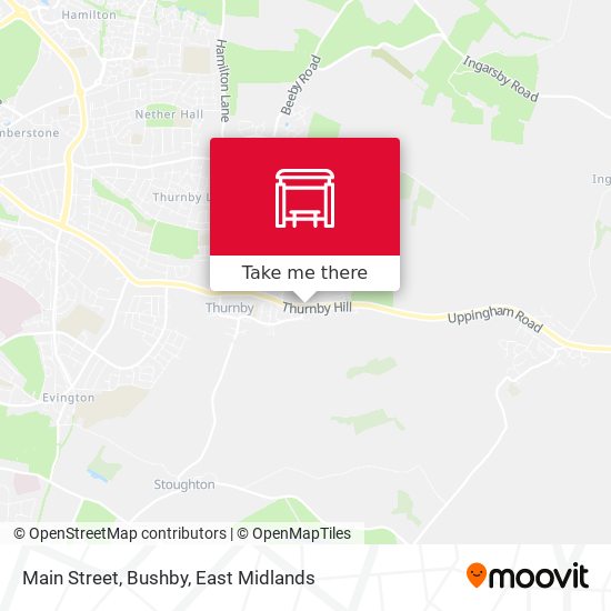 Main Street, Bushby map