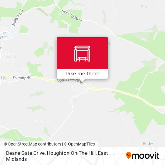 Deane Gate Drive, Houghton-On-The-Hill map