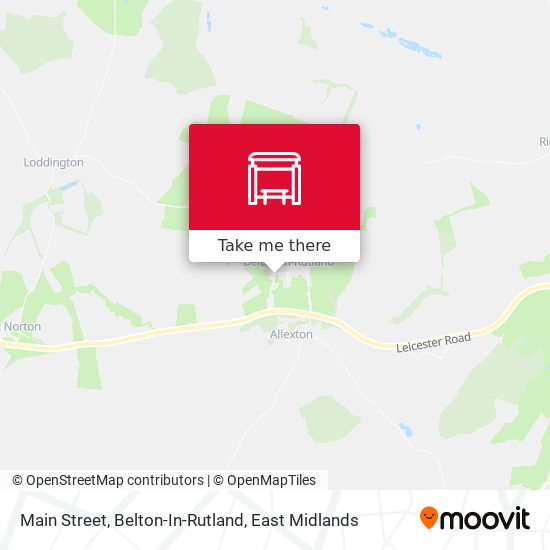 Main Street, Belton-In-Rutland map