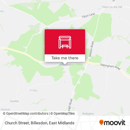 Church Street, Billesdon map
