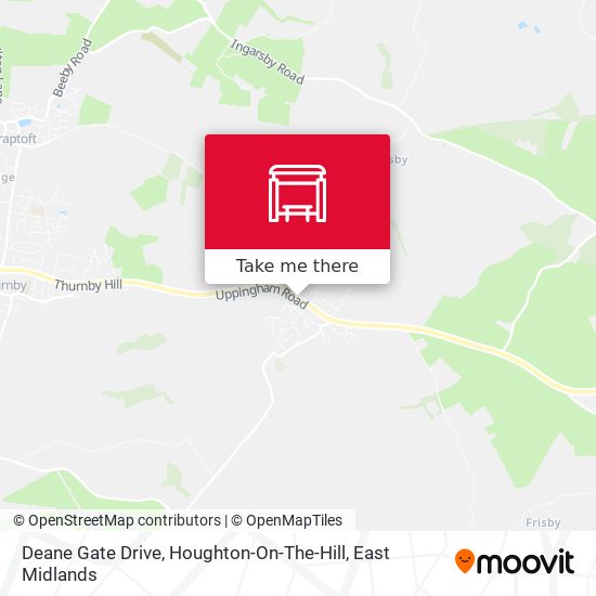 Deane Gate Drive, Houghton-On-The-Hill map