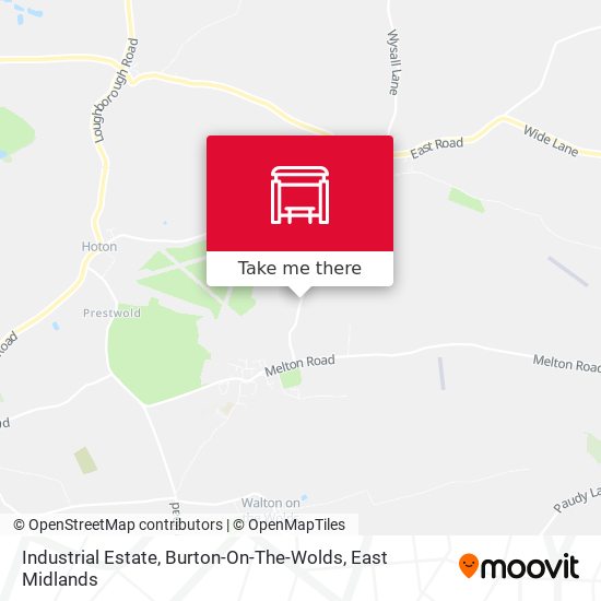 Industrial Estate, Burton-On-The-Wolds map