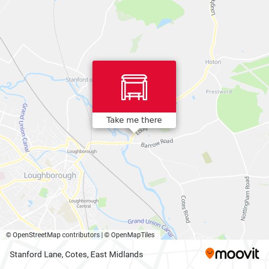 Stanford Lane, Cotes map