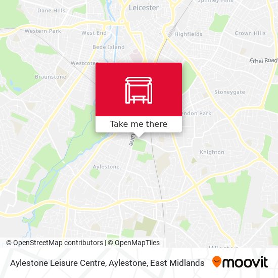 Aylestone Leisure Centre, Aylestone map