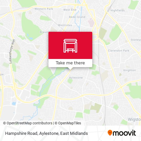Hampshire Road, Aylestone map