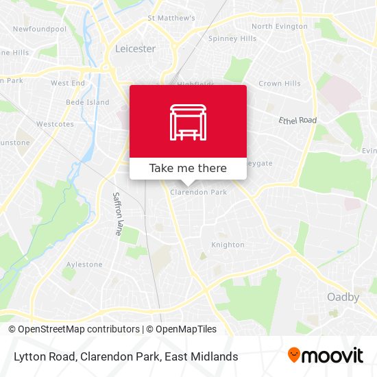 Lytton Road, Clarendon Park map