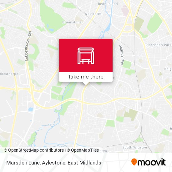 Marsden Lane, Aylestone map