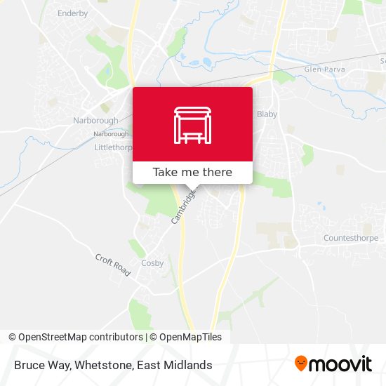 Bruce Way, Whetstone map