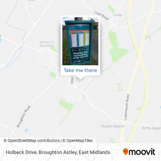 Holbeck Drive, Broughton Astley map