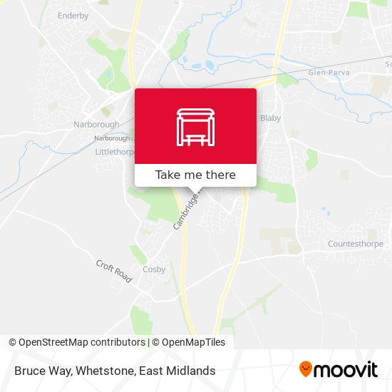 Bruce Way, Whetstone map