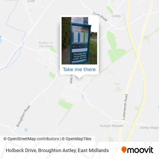 Holbeck Drive, Broughton Astley map