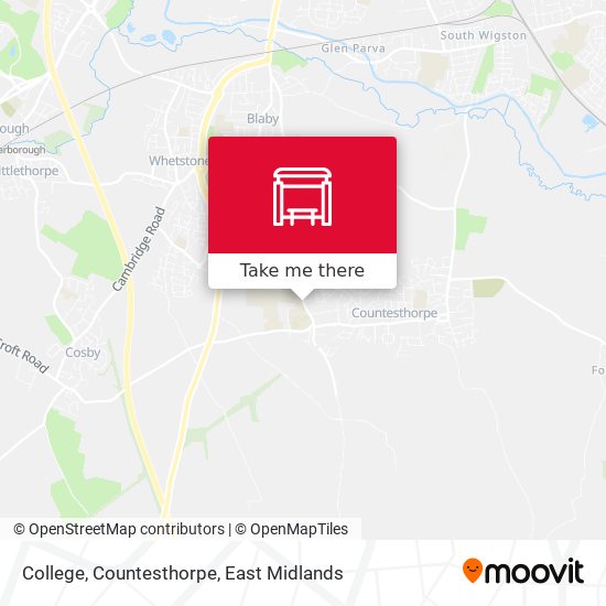 College, Countesthorpe map